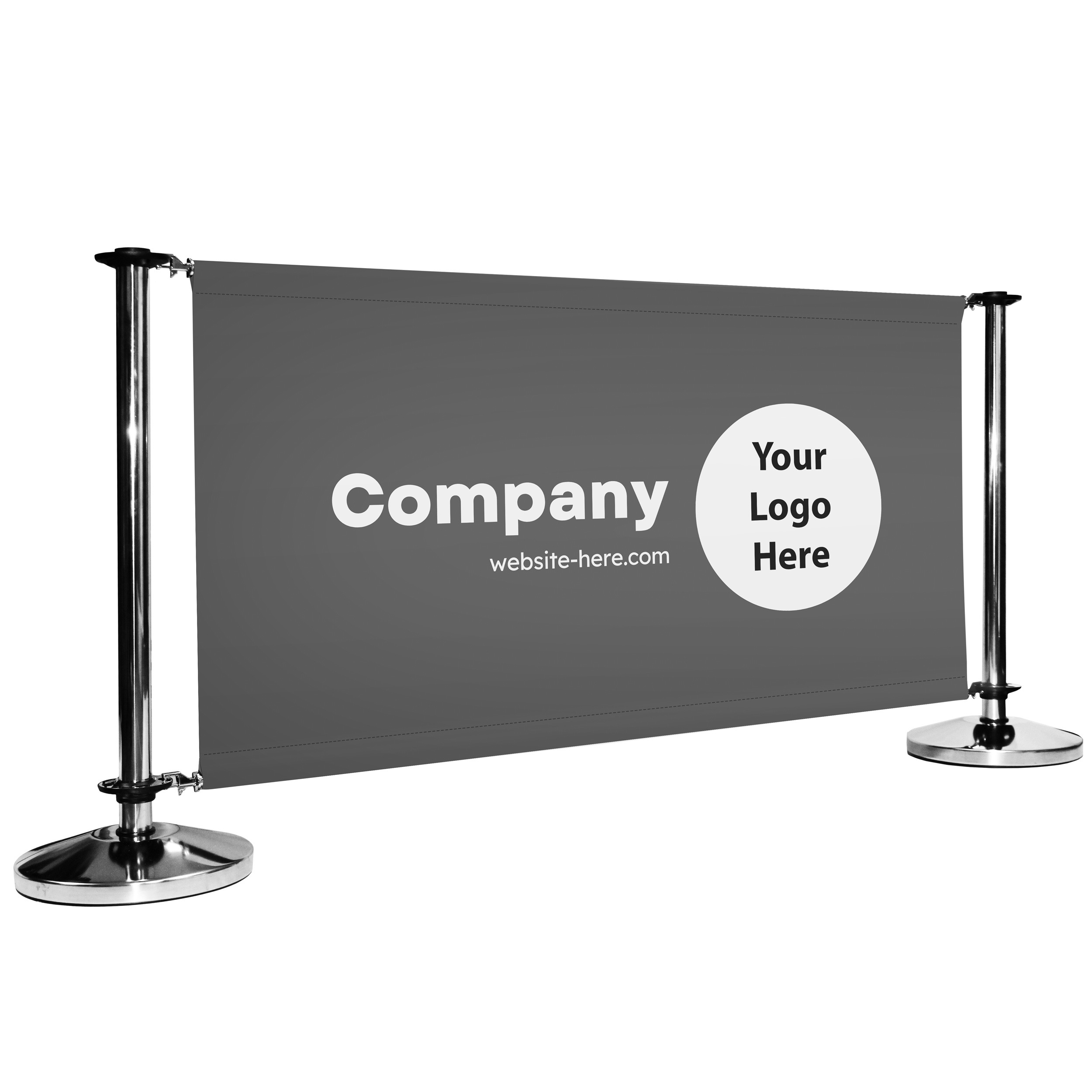 Pre-Designed Cafe Barrier Banner - Modern