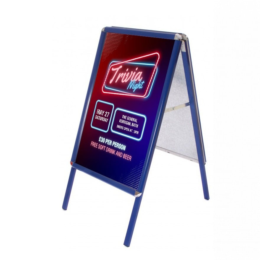 Clearance Blue Frame A1 A-Boards