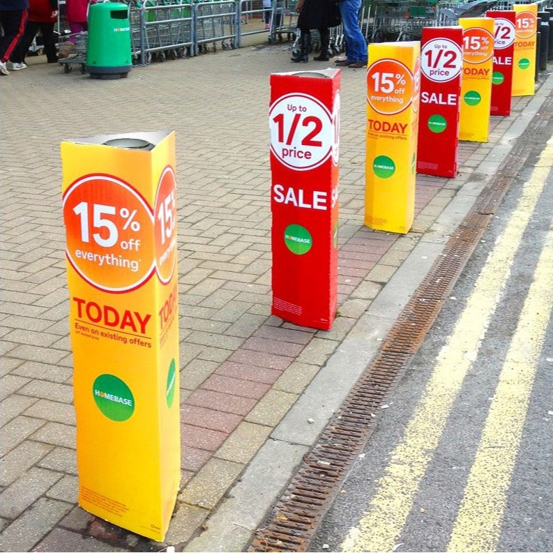 Correx Bollard Signs