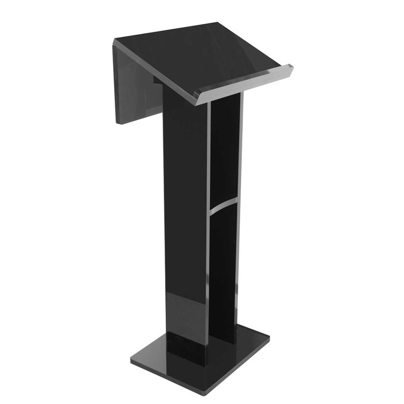 Black Acrylic Concierge Lectern