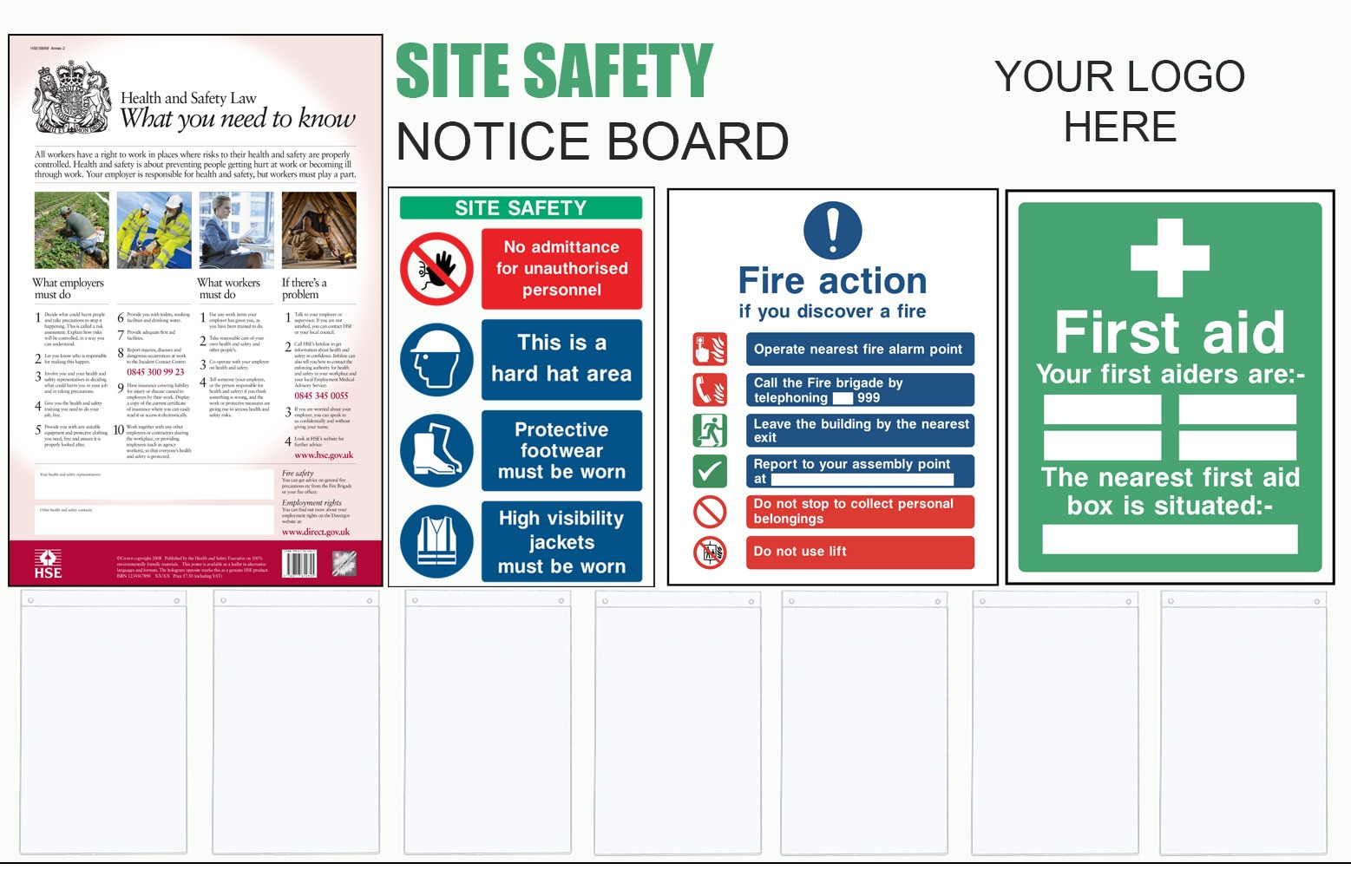 Customisable Site Safety Board