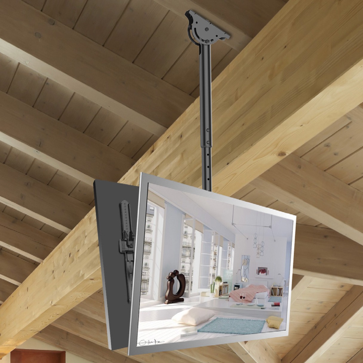 Double-sided Flat Screen Ceiling Mount