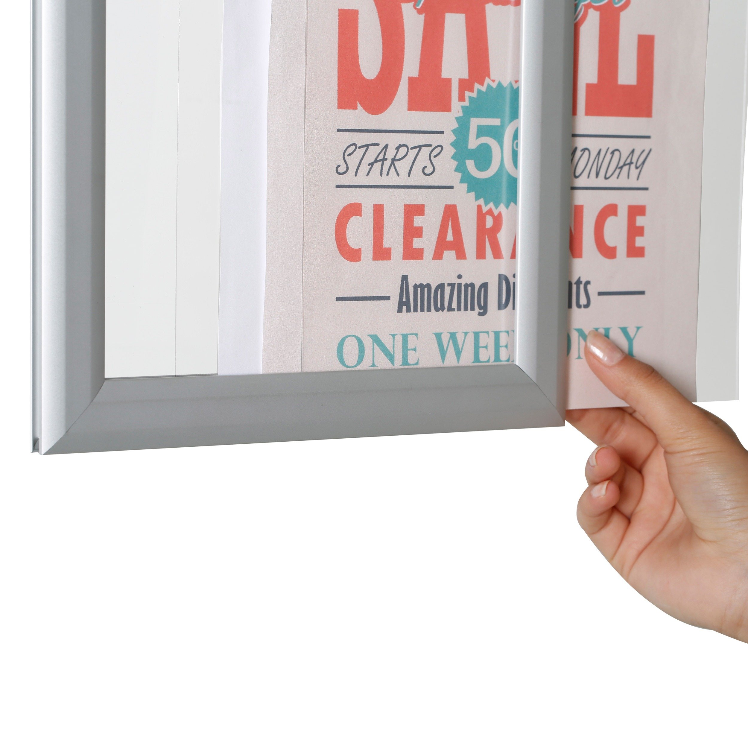 Double Sided Slide-In Poster Frames