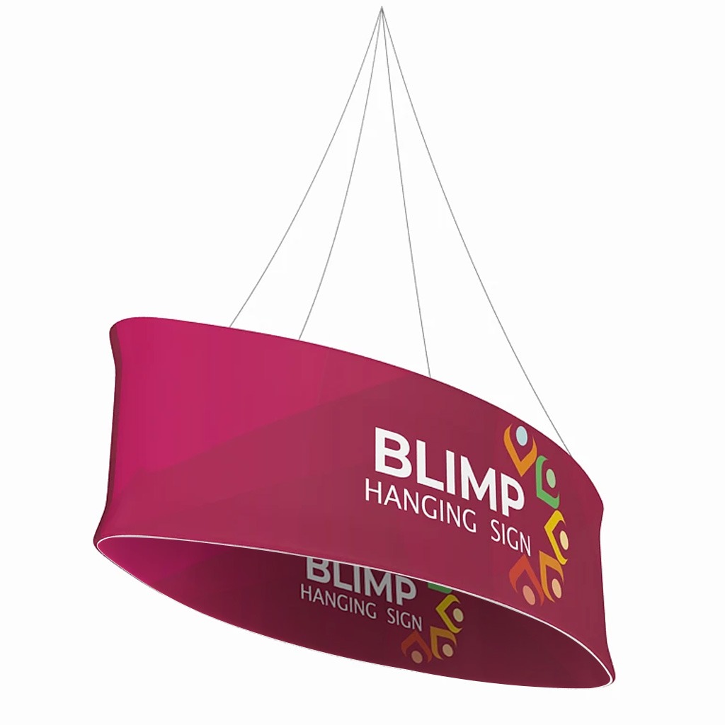 WaveLine Blimp™ Ellipse - Hanging Exhibition Banner