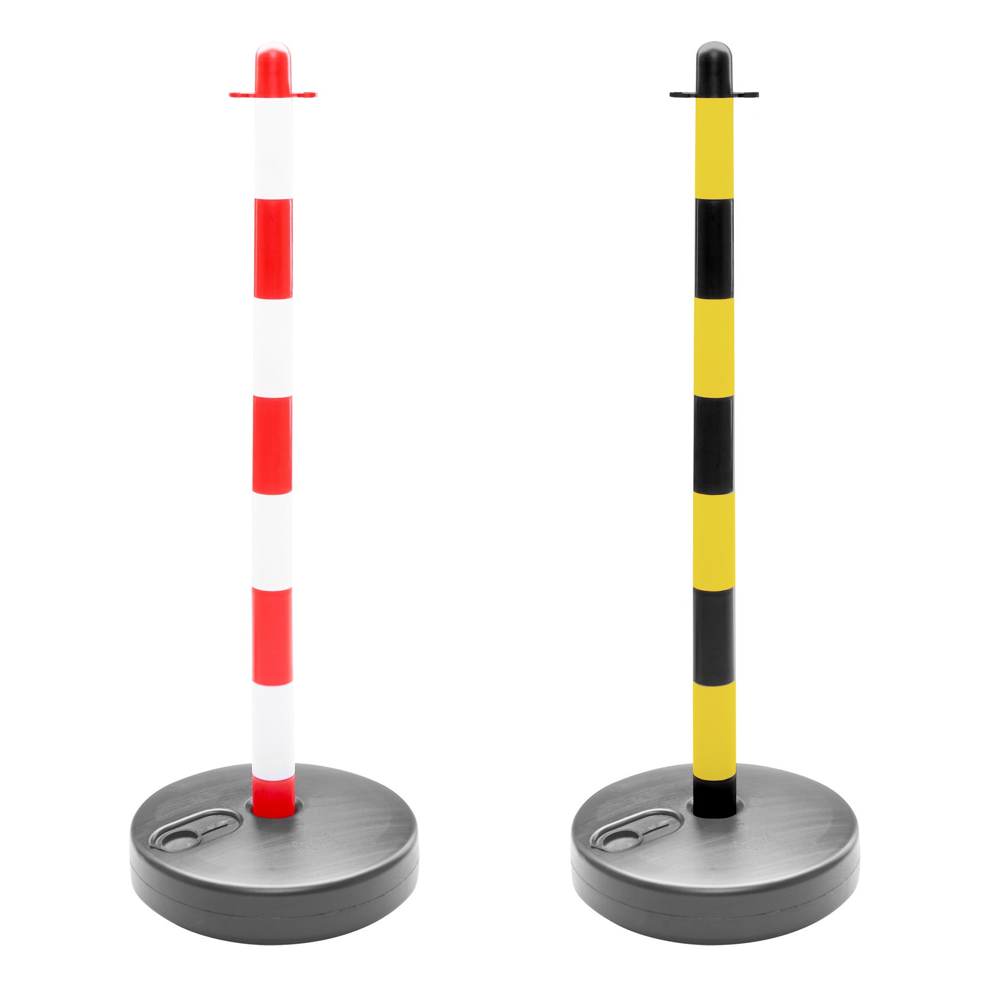 Plastic Chain Barrier - Water Base 6 Posts 10m Chain