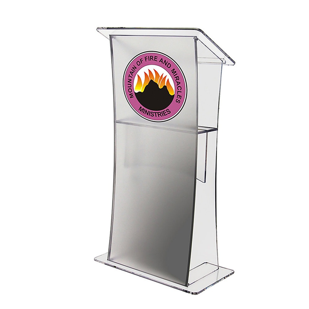 Frosted Effect Acrylic Lectern