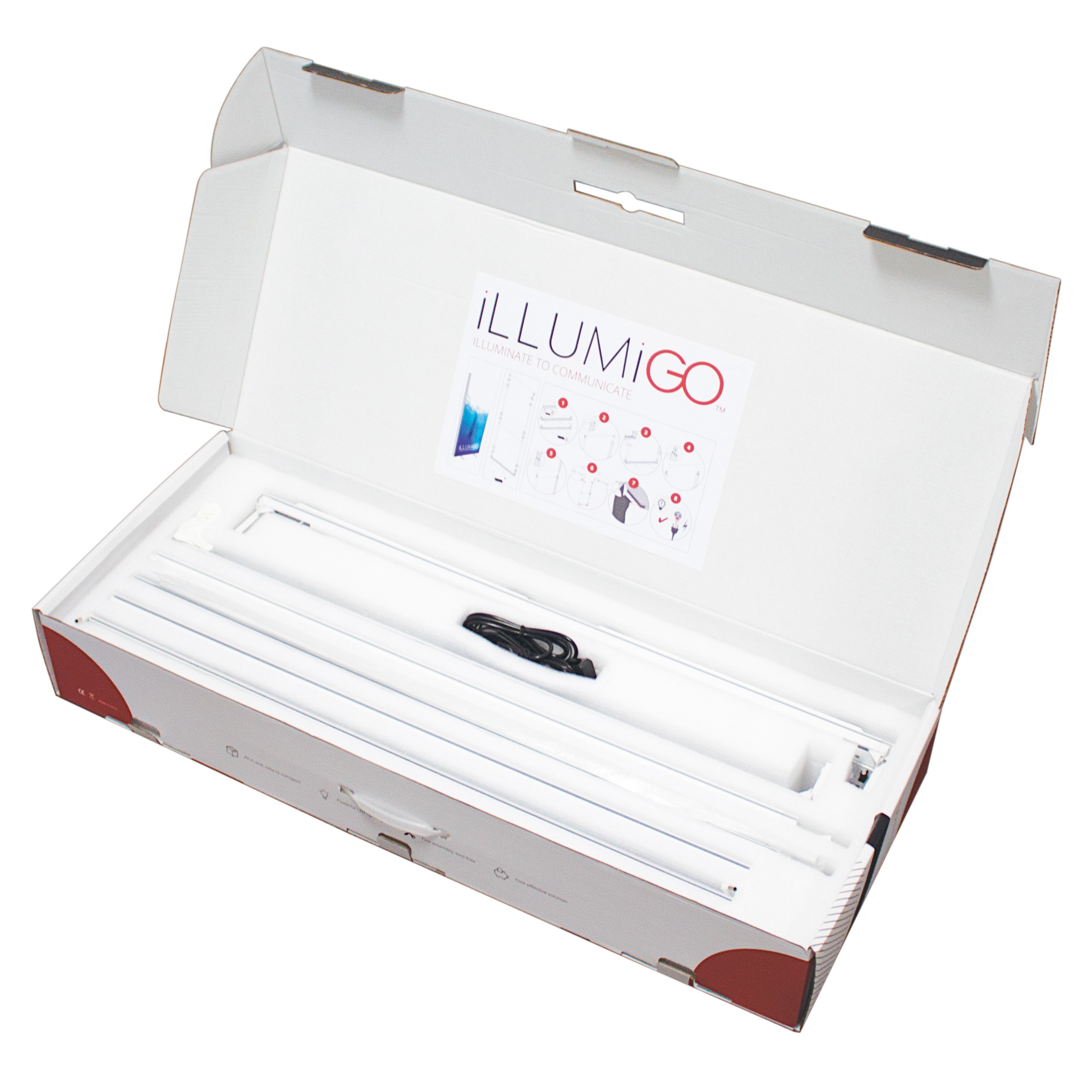 IllumiGo™ 2x1m Freestanding Lightbox