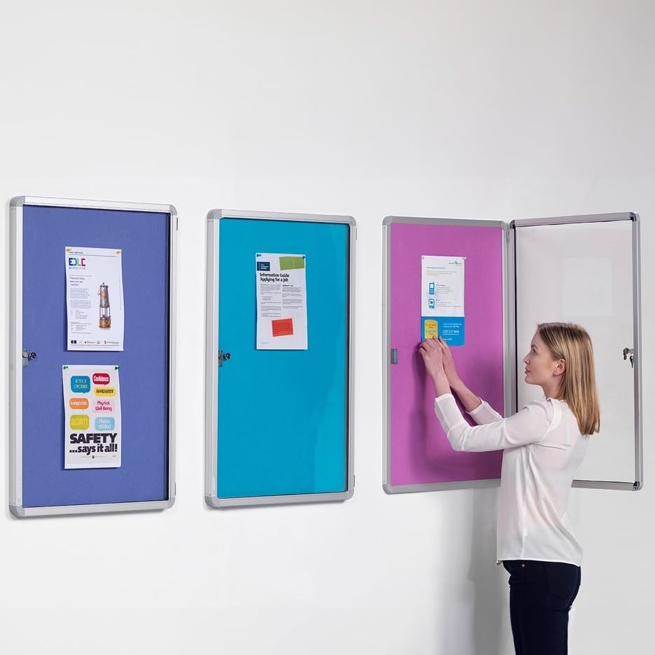 Lockable Internal Pinnable Notice Board