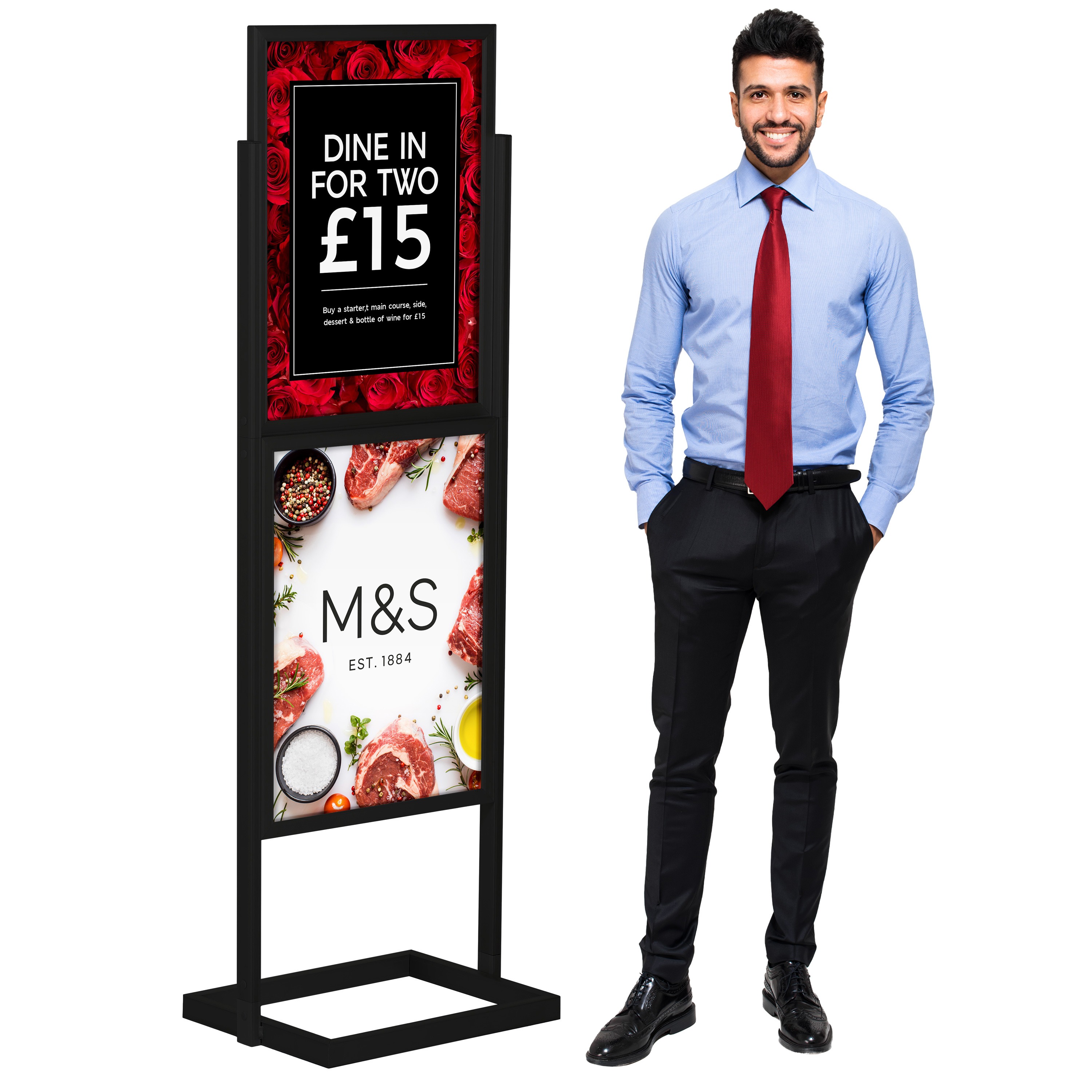 Multi A1 Poster Display Stand - Single or Double Sided