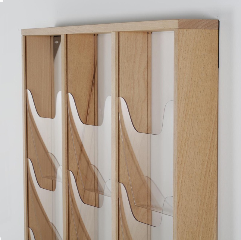 Wood Magazine Rack