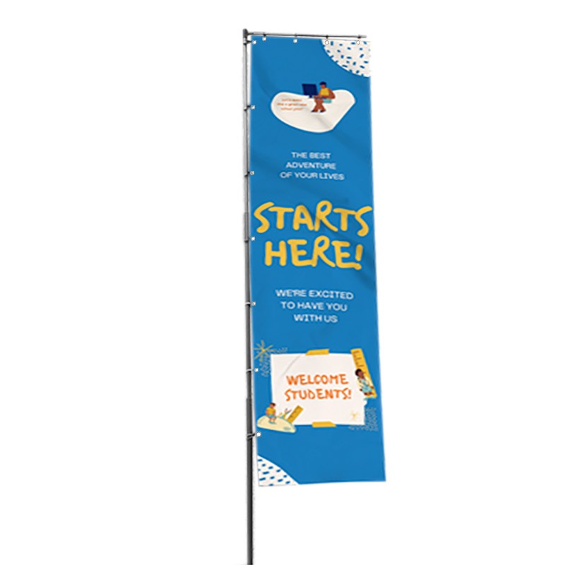 Budget PVC Portrait Banner Flag