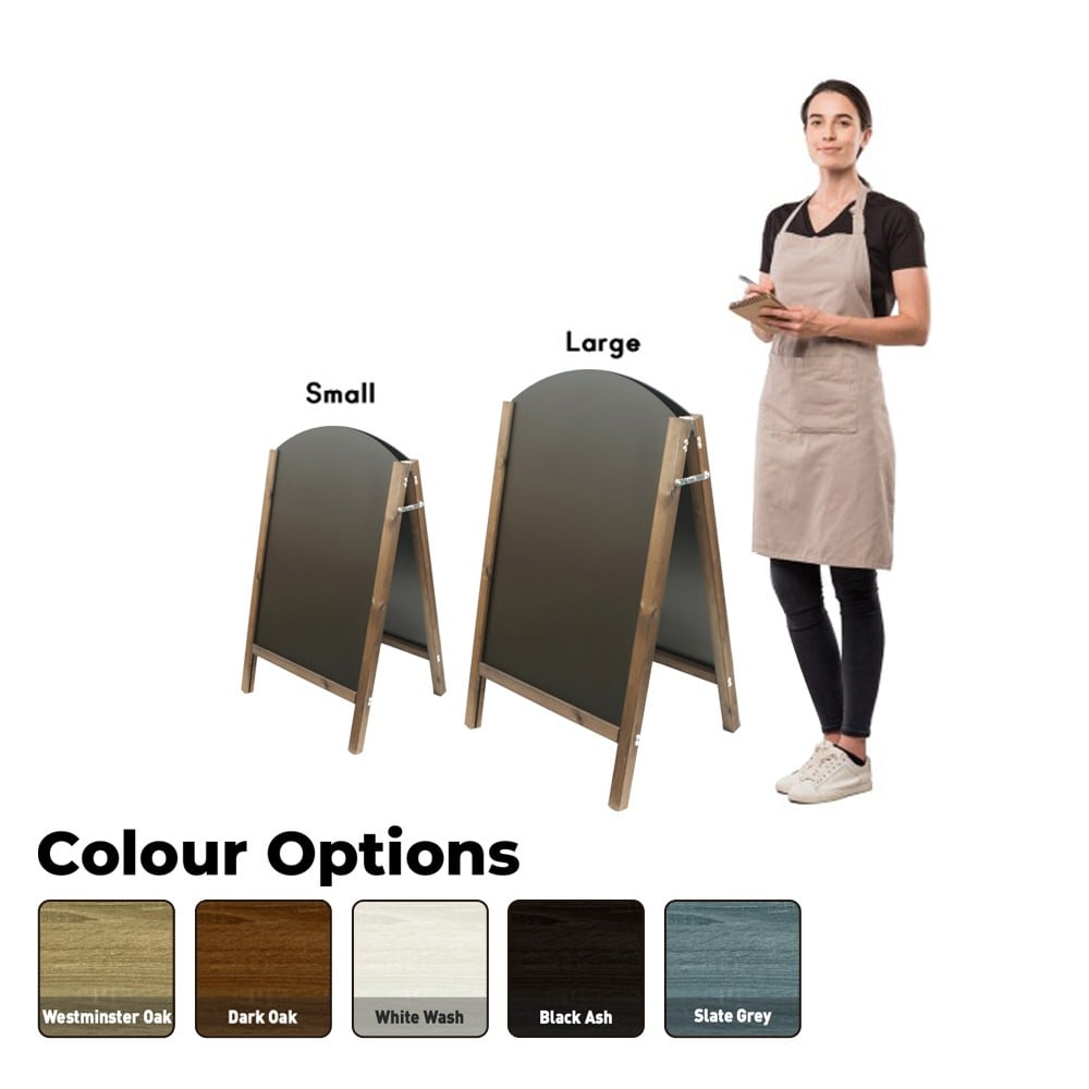 Colour A-Frame Chalkboard with Removable Panels