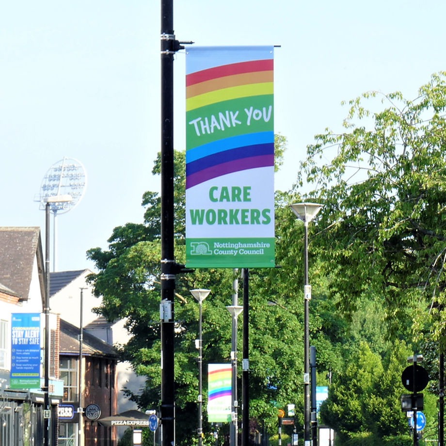 Premium Lamp Post Banners