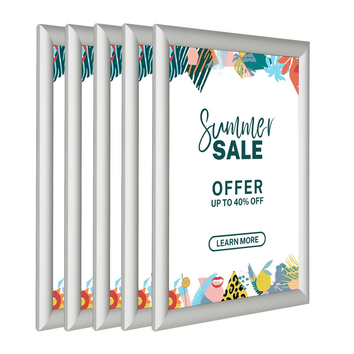 Aluminium Snap Frame 10 Pack Bundles - A4, A3, A2, A1, A0