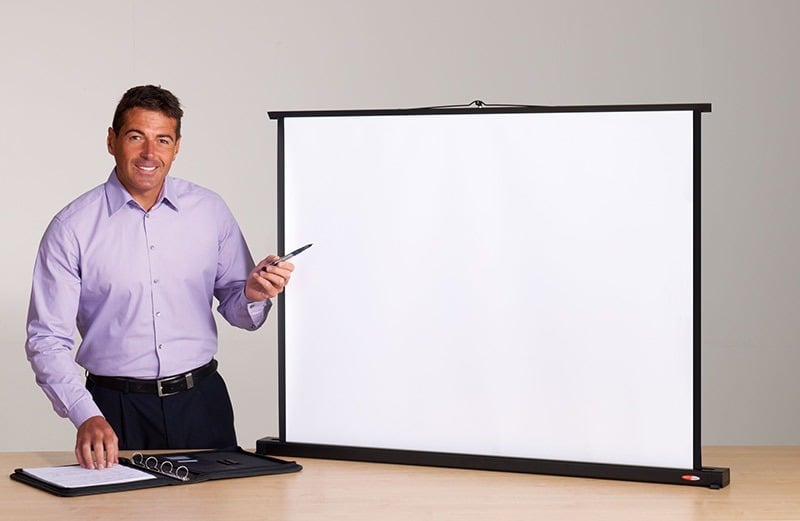 Eyeline Tabletop Projection Screen