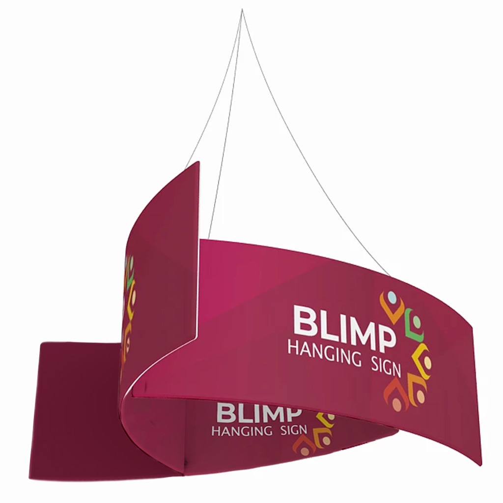 WaveLine Blimp™ Pinwheel - Hanging Banner