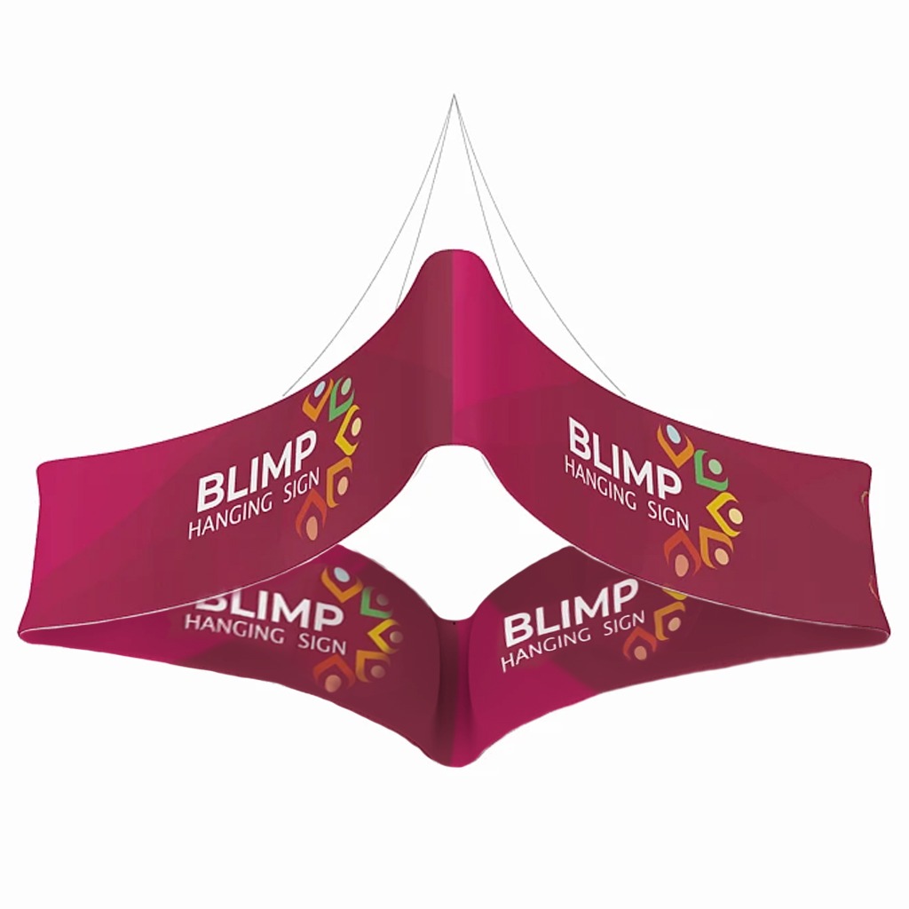 WaveLine Blimp™ Quad Curved - Hanging Banner