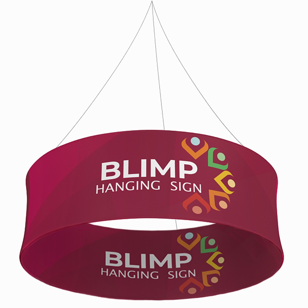 WaveLine Blimp™ Tube - Hanging Exhibition Banner