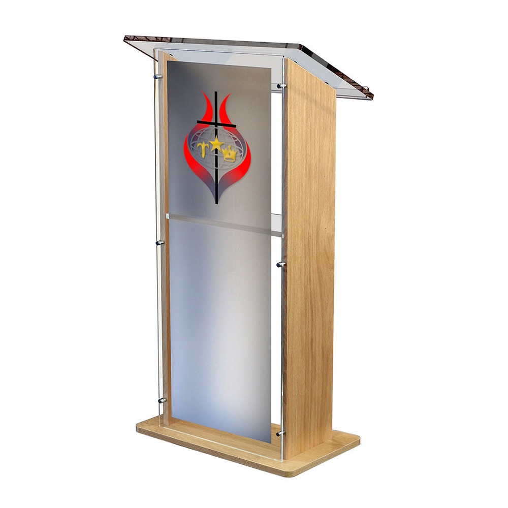 Hardwood & Acrylic Stage Lectern