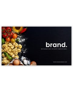 Pre-Designed Cafe Barrier Banner - Fresh Pasta