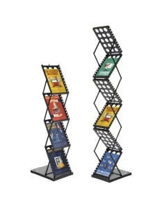 Z-Up Folding A4 Multi Pocket Literature Rack