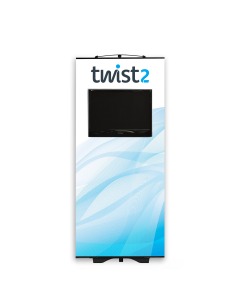 Twist AV Media Banner Stand