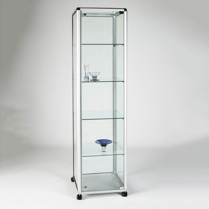 Glass Display Cabinet | Fully Glazed Tower | Discount Displays