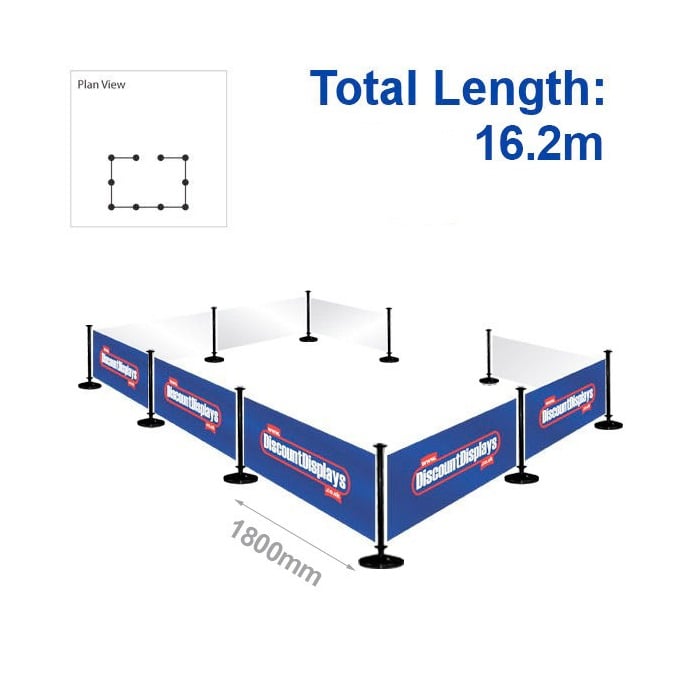 16.2m cafe barrier bundle