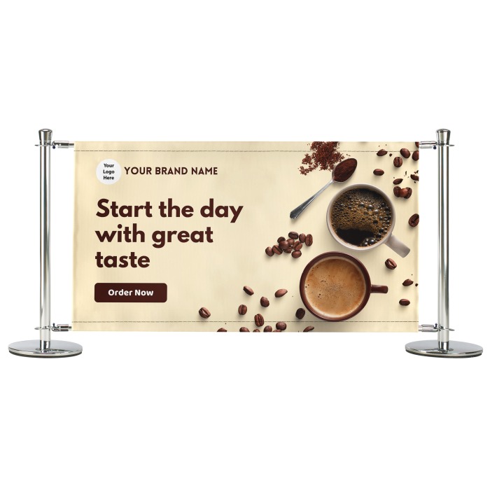 Cafe Barrier Design Template - Premium Kit