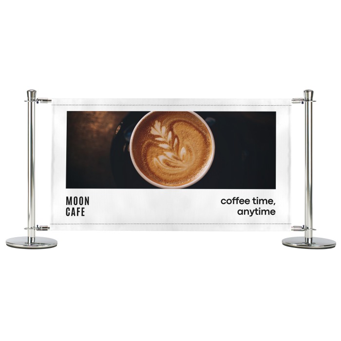 Cafe Barrier Design Template - Premium Kit