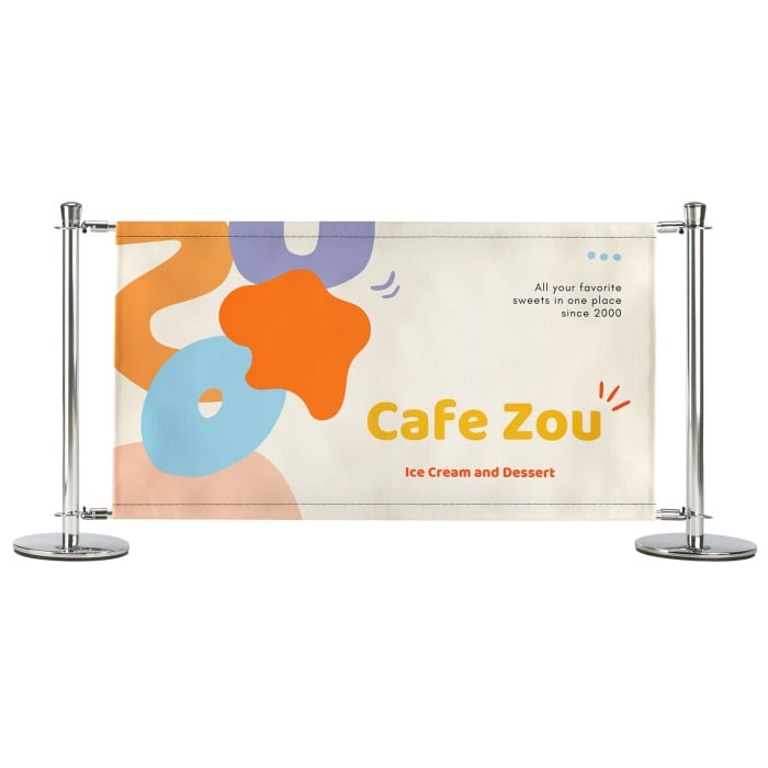 Cafe Barrier Design Template - Premium Kit