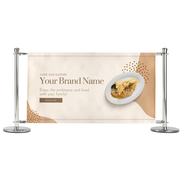 Cafe Barrier Design Template - Premium Kit