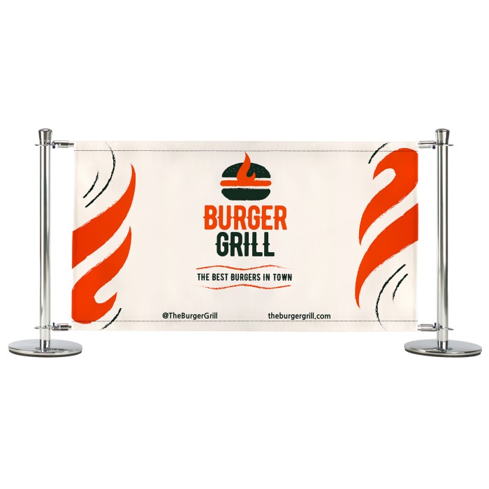 Cafe Barrier Design Template - Premium Kit