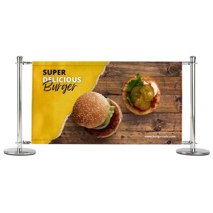 Cafe Barrier Design Template - Premium Kit