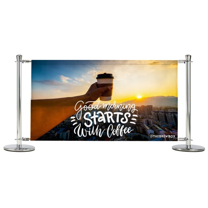 Cafe Barrier Design Template - Premium Kit