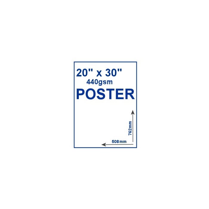 20" x 30" 440gsm PVC Poster