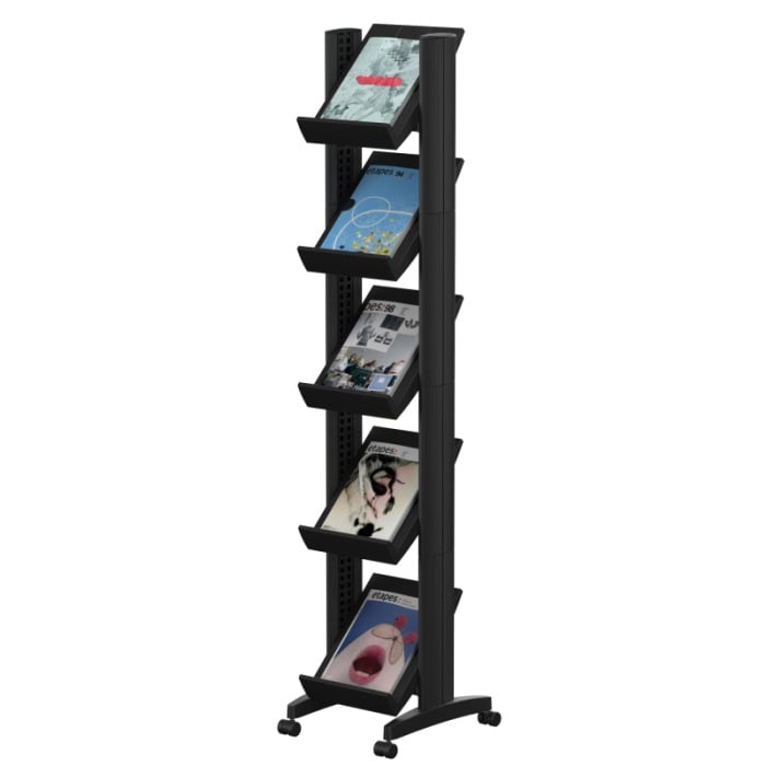 5 Shelf Brochure Stand