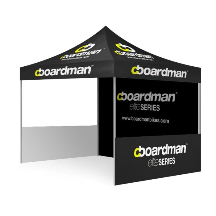 Custom Printed Tent with Canopy Half Walls Backwall