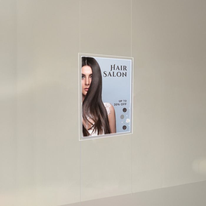 A2 Portrait Window Display Panel