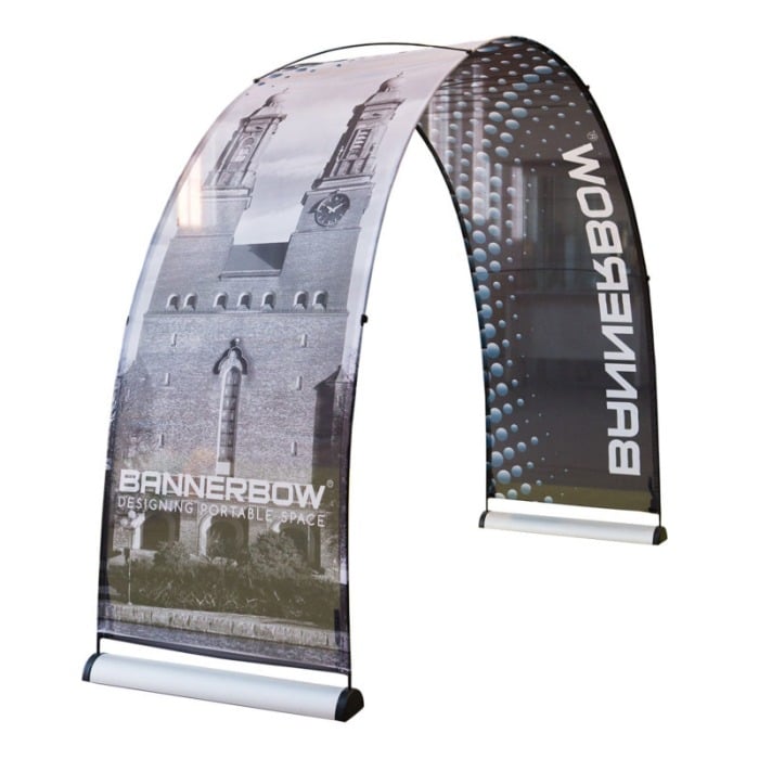 Custom printed indoor event arch