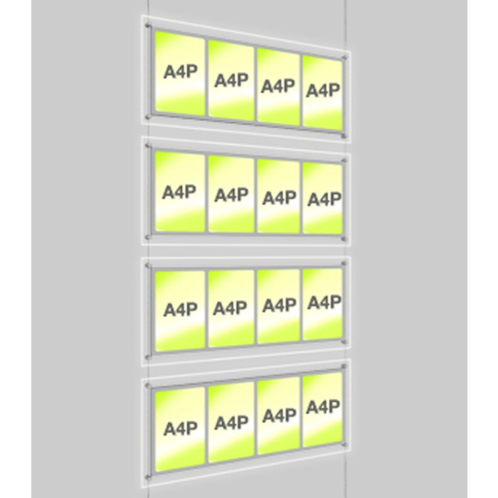 A4 Illuminated Cable Display