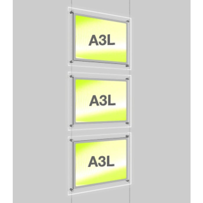 A3 Poster Light Pockets