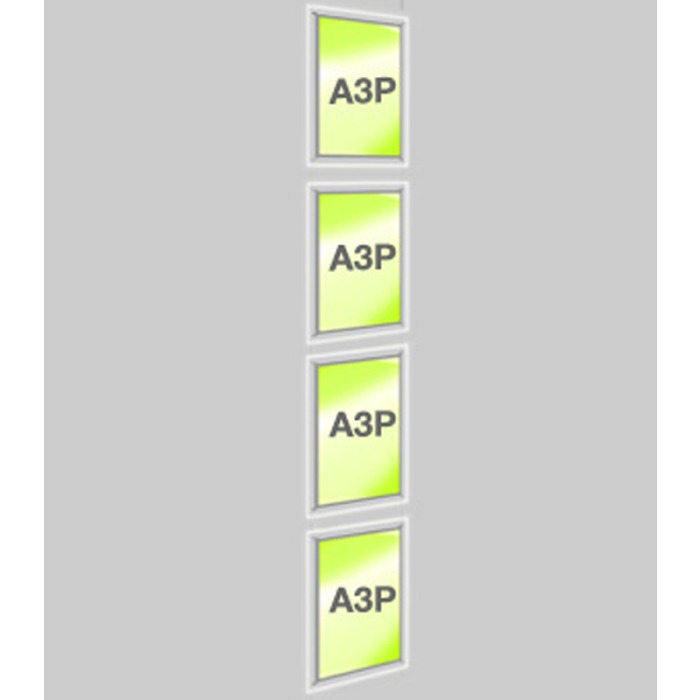 A3 Portrait Illuminated Display