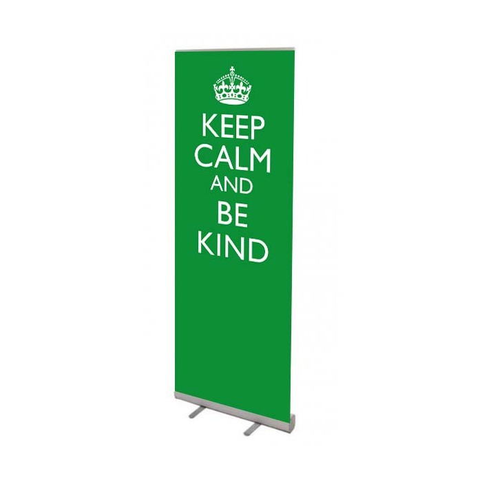 School Banner Stand - Keep Calm and Be Kind