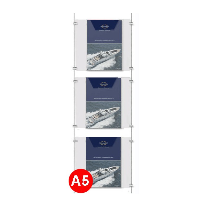 3x A5 Leaflet Dispenser Kit