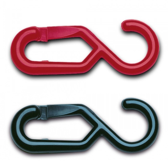 Plastic Chain Hooks - Red or Black