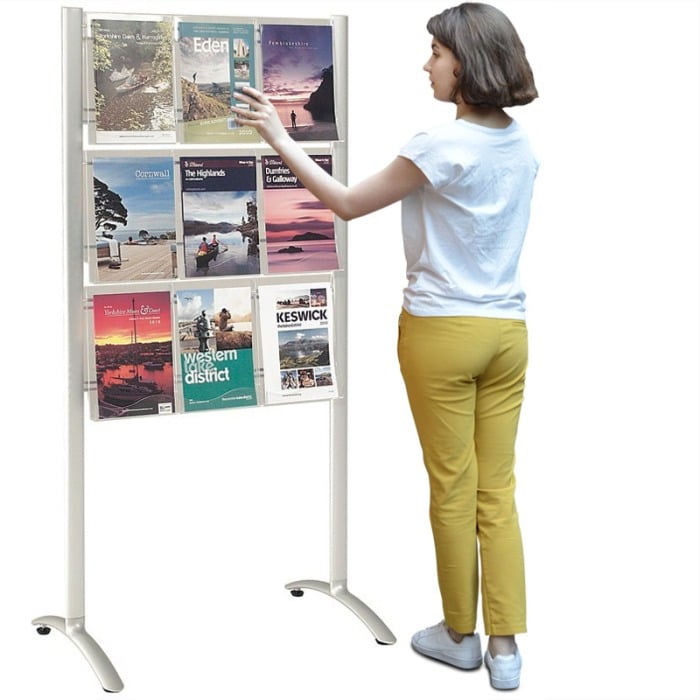 A4 Freestanding Leaflet Dispenser