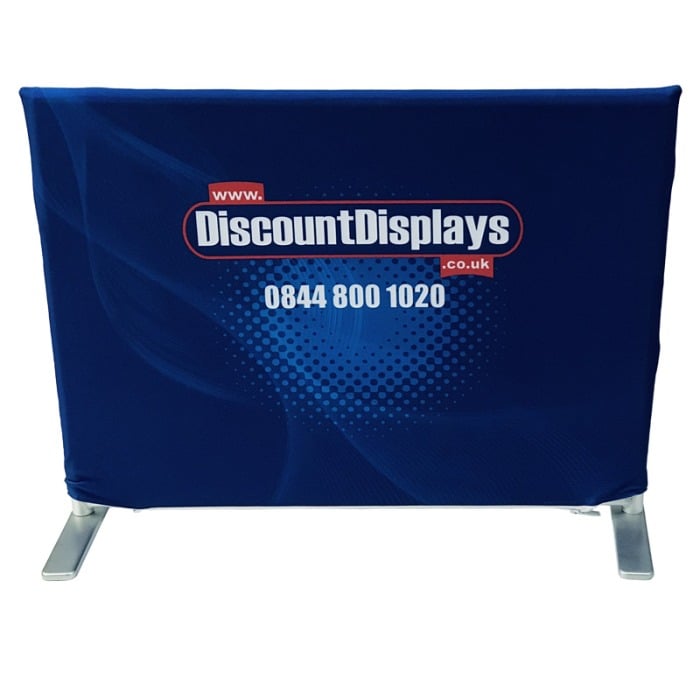 Printed Fabric Desktop Display Stand - Straight