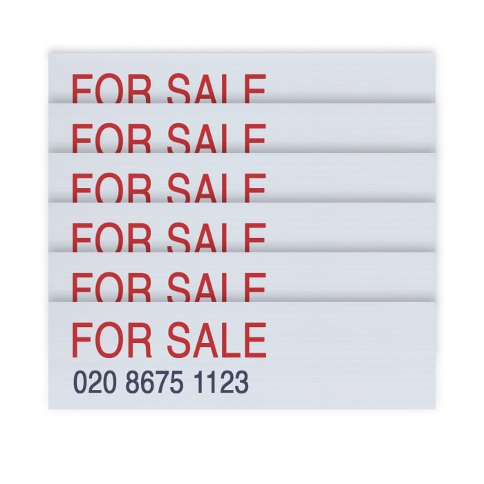 Slips for Estate Agents Boards 