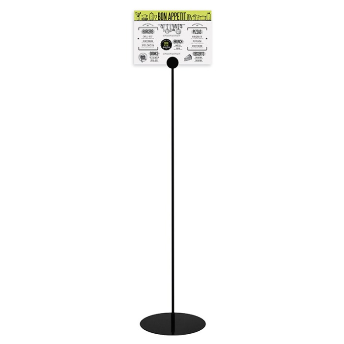 Floor Standing Frameless Poster Sign Holder